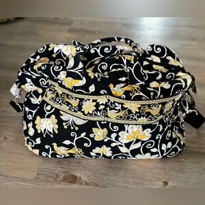 Vintage Vera Bradley Yellow Bird Overnight Bag NWT